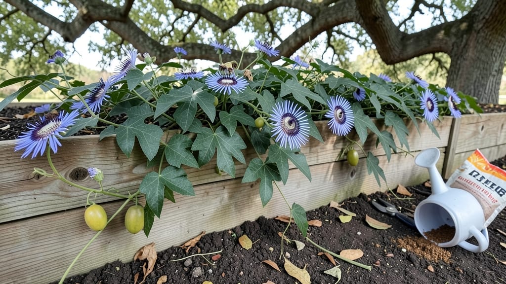 Blue Crown Passion Flower Vine: Pacific Northwest's Cold-Resilient Hummingbird Magnet