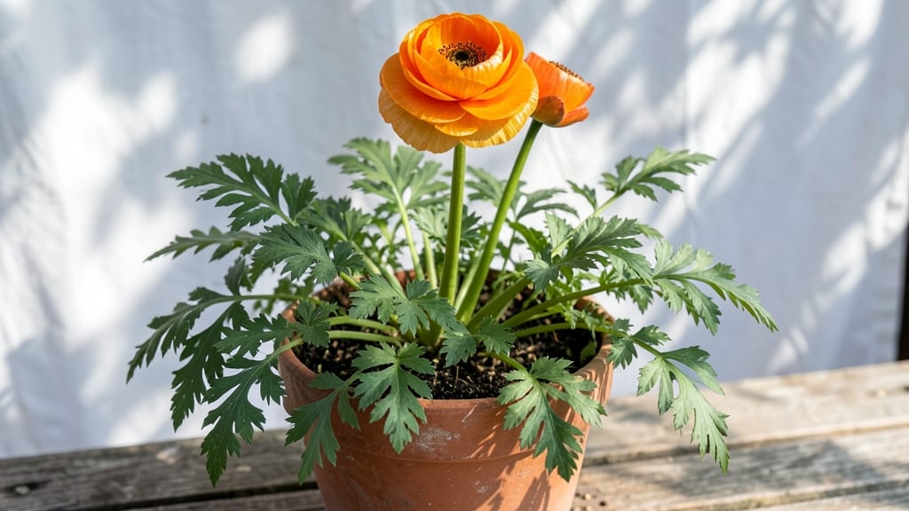 Orange Ranunculus Flower Growing Guide: Delicate Petals Unfolded in 90 Days