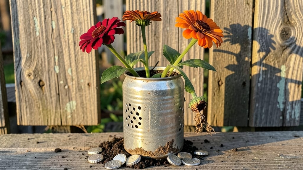 Pop Can Flowers: Zero-Waste Blooms From Recycled Cans