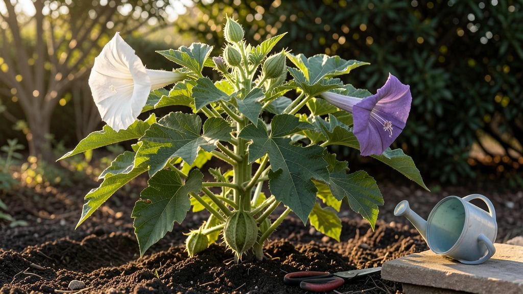 Sacred Datura Moonflower Growing Guide: Sacred Rituals for Thriving Blooms