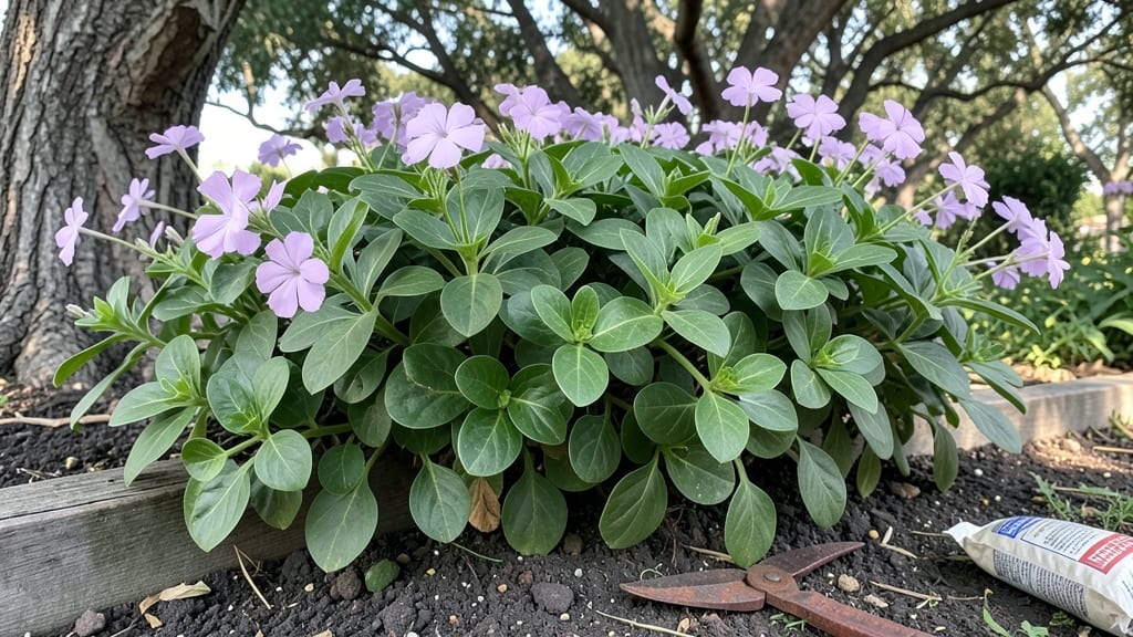 Vinca Flower Bed: Pacific Northwest's Frost-Resistant Year-Round Color
