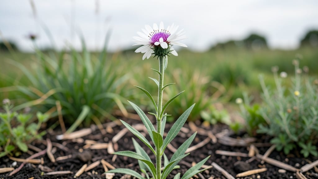 White Cornflower Plant: Pacific Northwest's Drought-Tolerant Hummingbird Magnet