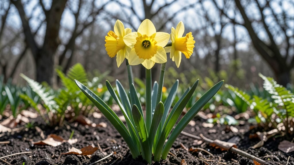 Yellow Narcissus Daffodil Flowers: Pacific Northwest's Bold Early-Spring Showstoppers